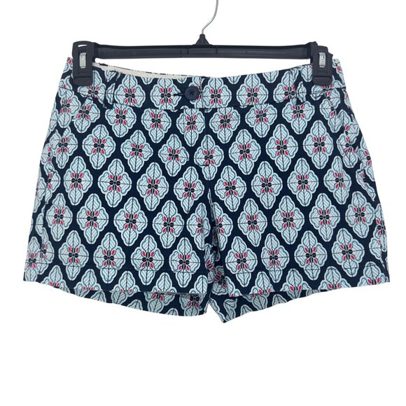 Crown & Ivy Womens Size 4P Floral Patterned Chino Shorts Cotton Blend - Picture 10 of 11